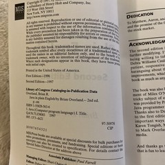 Java 1.1 in Plain English 2nd Edition 1997 by Brian Overland Paperback