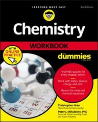 Chemistry Workbook for Dummies with Online Practice Paperback