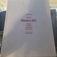 H.H. Arnason History of Modern Art 3rd Ed Textbook Painting Sculpture Photo