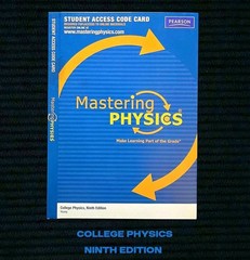 Mastering Physics 9th Ed Student Access Code + eText – Pearson (New / Sealed)